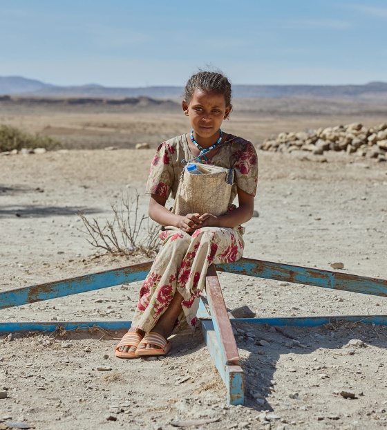 Image of child in Ethiopia