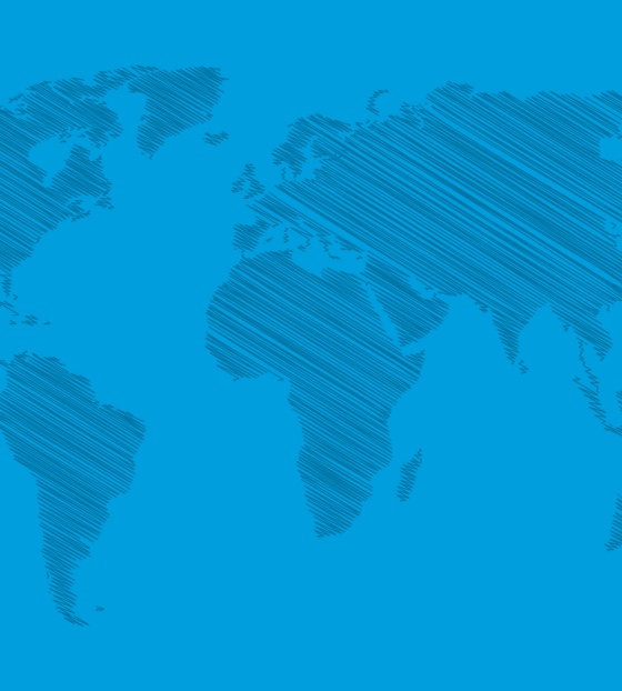 An image of a world map