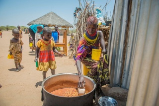 School meals being served in Kenya