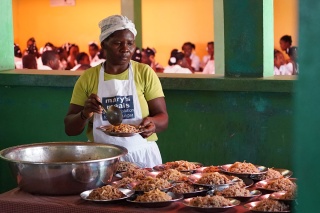 Cook in Haiti