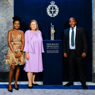 Mary's Meals Representatives at the Princess Asturius awards