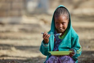 Image of a child in Ethiopia