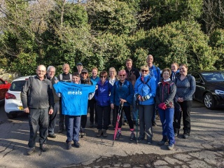 Supporters taking part in From Dalmally To Malawi 2023