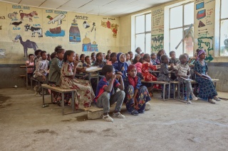 Children in classroom