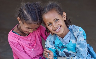 Image of children smiling