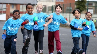 Image of young supporters of Mary's Meals