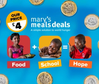 Image representing the words food school and hope